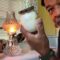 Hurricane lanterns and Bacon Grease candles