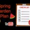 Spring Garden Plan Checklist/ Is It Too Early?