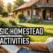 Homesteading: The Lost Art of Afternoon Activities